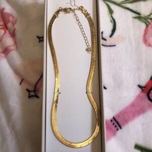 House of Harlow Herringbone Necklace